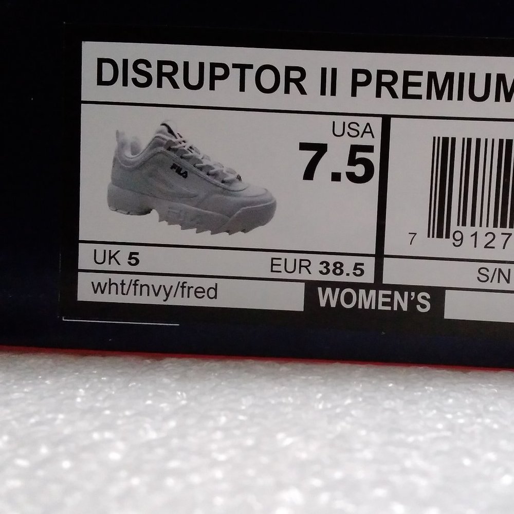 FILA DISRUPTOR II PREMIUM WOMEN SHOES - Picture 11 of 12